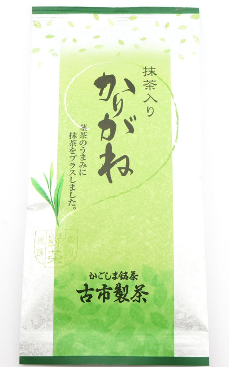 Furuichi Seicha: #14 Karigane Kukicha with Uji Matcha 宇治抹茶入り雁金 (100g) - natsumiya.live