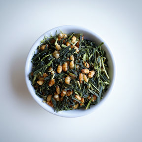 Hachimanjyu: Organic Yakushima Genmaicha Brown Rice Green Tea 有機玄米茶 (JAS certified) - natsumiya.live