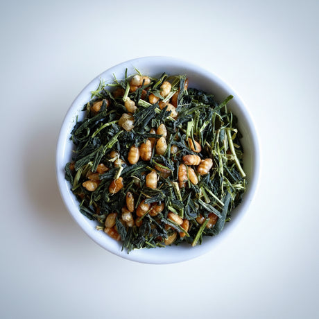 Hachimanjyu: Organic Yakushima Genmaicha Brown Rice Green Tea 有機玄米茶 (JAS certified) - natsumiya.live
