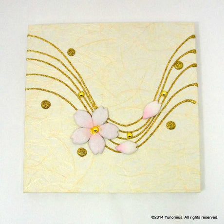 Hana & Haku: Sakura Washi Paper Panel (White #2) - natsumiya.live