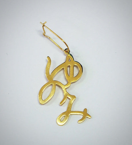 Hiragana: Pierced Earring "Yunomi" - natsumiya.live