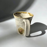Hiroshi Hirai: Heart Shaped Mug Cup, Yellow Accents - natsumiya.live
