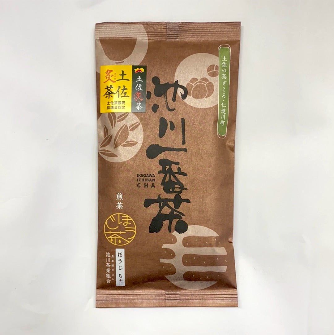 Ikegawa Tea Farm Coop: Spring First Flush Hojicha (Dark Roasted Sencha), Tosa Aburicha 池川一番茶[土佐炙茶] - natsumiya.live