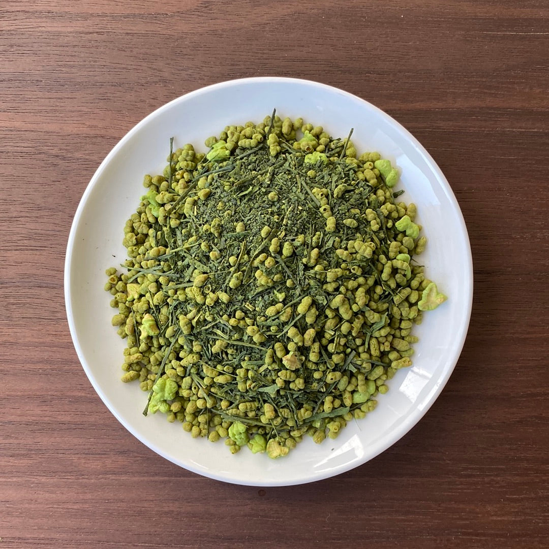 #0918.S2 森田製茶店：ティータイム 抹茶入り玄米茶（200g）