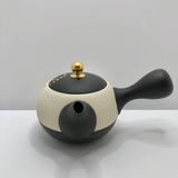 Isobe Ceramics mi122: Tokoname Kyusu Golden Autumn Leaves by Shouhou 200 ml 金彩紅葉桜 - natsumiya.live