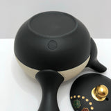 Isobe Ceramics mi122: Tokoname Kyusu Golden Autumn Leaves by Shouhou 200 ml 金彩紅葉桜 - natsumiya.live