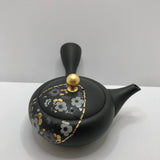 Isobe Ceramics mi123: Tokoname Kyusu Golden Sakura by Shouhou 250 ml 金彩桜 - natsumiya.live