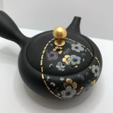 Isobe Ceramics mi123: Tokoname Kyusu Golden Sakura by Shouhou 250 ml 金彩桜 - natsumiya.live