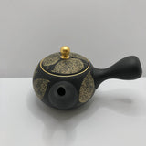 Isobe Ceramics mi124: Tokoname Kyusu Shouhou 200 ml 金彩木の葉 - natsumiya.live