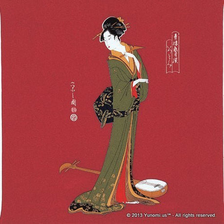 Iyo Yuinoh Center, Furoshiki: Geisha Itsutomi (large) - natsumiya.live