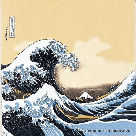 Iyo Yuinoh Center, Furoshiki: The Great Wave off Kanagawa (large) - natsumiya.live