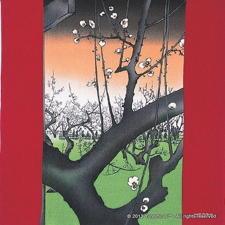 Iyo Yuinoh Center, Furoshiki: The Plum Garden in Kameido (large) - natsumiya.live
