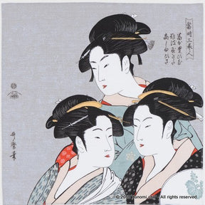 Iyo Yuinoh Center, Furoshiki: Three Beauties of the Kansei Era (small) - natsumiya.live