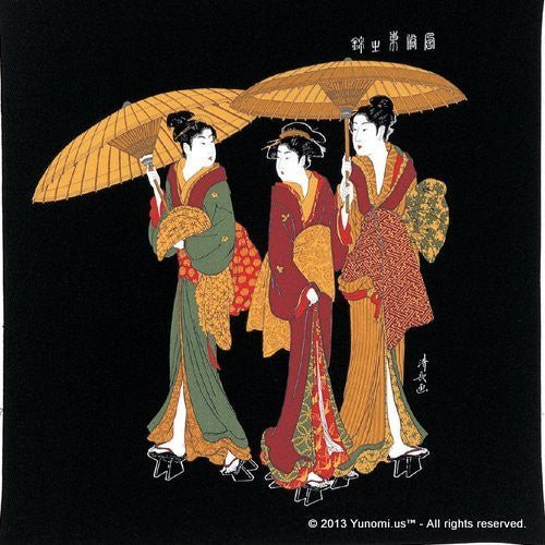 Iyo Yuinoh Center, Furoshiki: Women Returning from the Public Bath House (large) - natsumiya.live
