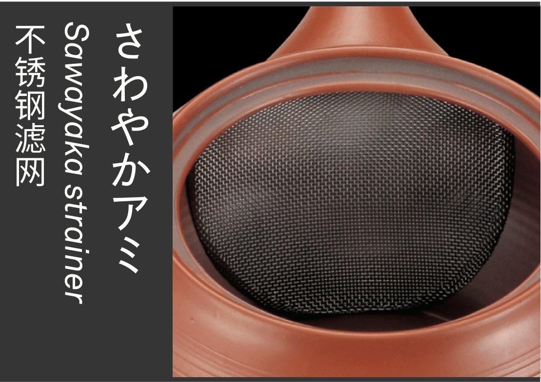 Koizumi: Left-handed Silver & Pink Striped Tokoname Kyusu Tea Pot by Kiln Tosei, 330 ml, 8-193 【陶聖】２色ルレット左手急須 - natsumiya.live