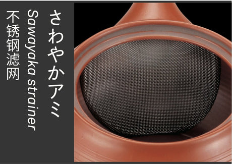 Koizumi: Left-handed Silver & Pink Striped Tokoname Kyusu Tea Pot by Kiln Tosei, 330 ml, 8-193 【陶聖】２色ルレット左手急須 - natsumiya.live