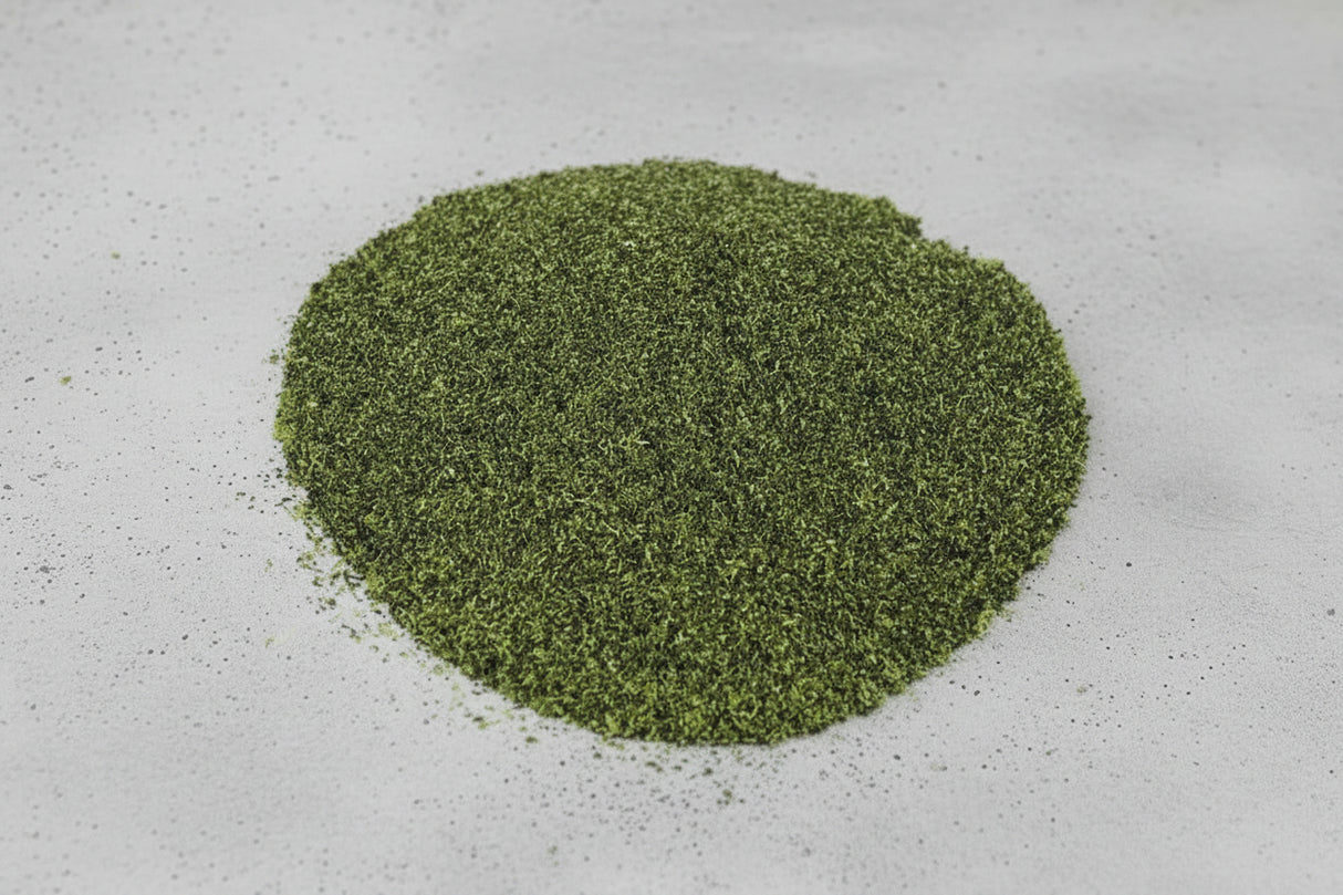 Marushige Shimizu Tea Farm: Konacha, Mie-Grown Green Tea Fannings こな茶 100g - natsumiya.live
