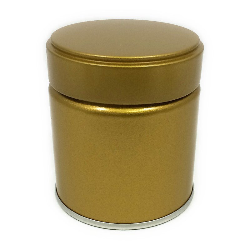 Matcha Tea Can, Gold Screw Top - natsumiya.live