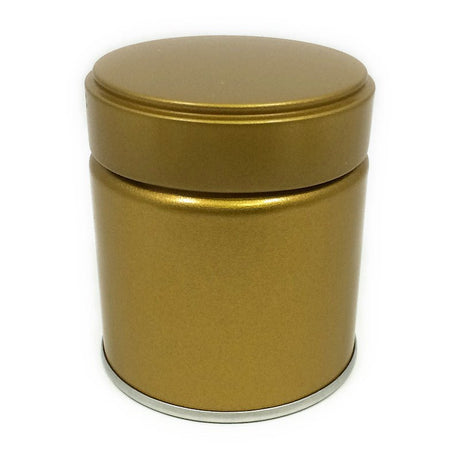 Matcha Tea Can, Gold Screw Top - natsumiya.live
