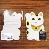 Muromachi Printing: Manekineko Cat Postcard - natsumiya.live