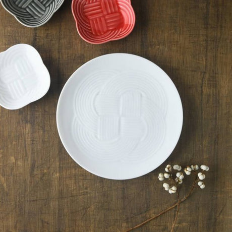 Oda Pottery: Dessert Plate White (19 cm) - natsumiya.live