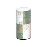 Okumura Seikan: Tea Can, Washi Paper - Gold leaf green　讃香　グリーン - natsumiya.live
