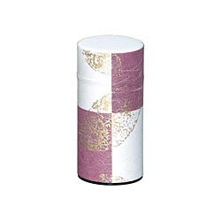 Okumura Seikan: Tea Can, Washi Paper - Gold leaf purple　讃香　紫 - natsumiya.live