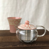 Saikai Ceramics: Gaeden, Tea Cup, Baby Pink - natsumiya.live