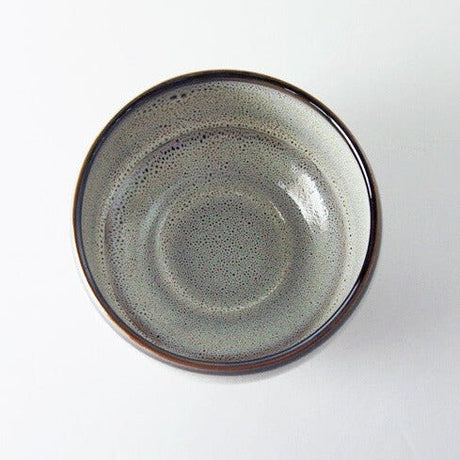 Saikai Ceramics: Hakuwan - Shiroyuzu, White Yuzu Porcelain Matcha Bowl with Gift Box - natsumiya.live