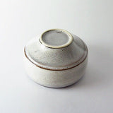 Saikai Ceramics: Hakuwan - Shiroyuzu, White Yuzu Porcelain Matcha Bowl with Gift Box - natsumiya.live