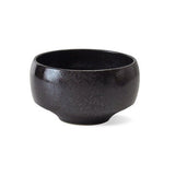 Saikai Ceramics: Hakuwan - Wabikuro, Black Porcelain Matcha Bowl with Gift Box - natsumiya.live