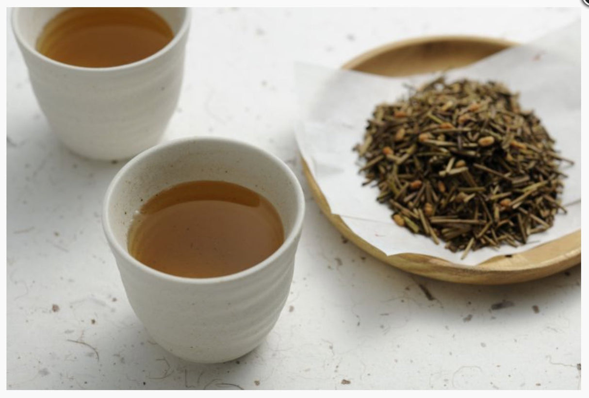 Seikoen Tea Factory: Echigo Bocha, Roasted Stem Tea (Hojicha) with Toasted Rice 越後棒茶 - natsumiya.live