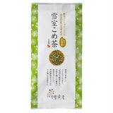Seikoen Tea Factory: Snow-Aged Yukimuro Genmaicha with Matcha 雪室こめ茶 - natsumiya.live