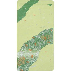 Seiwa 10413: Resealable bag (Japanese washi paper, green, flat, 120 x 230 mm) - natsumiya.live