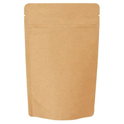 Seiwa 50744: Resealable biomass craft stand-up bag 110 x 170 - natsumiya.live
