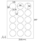 Seiwa - Inkjet Printable Washi Paper Labels - natsumiya.live
