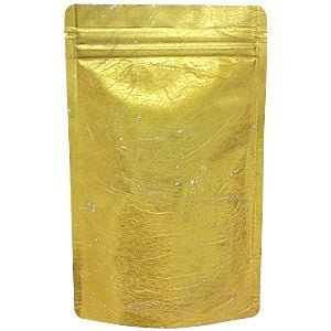 Seiwa: Resealable stand bag (gold Japanese washi paper, 6 sizes) - natsumiya.live