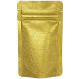 Seiwa: Resealable stand bag (gold Japanese washi paper, 6 sizes) - natsumiya.live