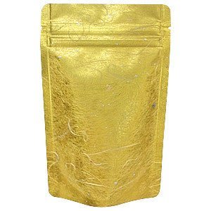 Seiwa: Resealable stand bag (gold Japanese washi paper, 6 sizes) - natsumiya.live