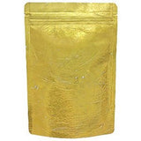 Seiwa: Resealable stand bag (gold Japanese washi paper, 6 sizes) - natsumiya.live