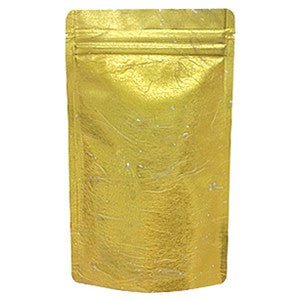 Seiwa: Resealable stand bag (gold Japanese washi paper, 6 sizes) - natsumiya.live