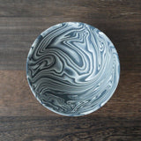 Shinro Yamamoto: Marble Porcelain Matcha Bowl 650 - natsumiya.live