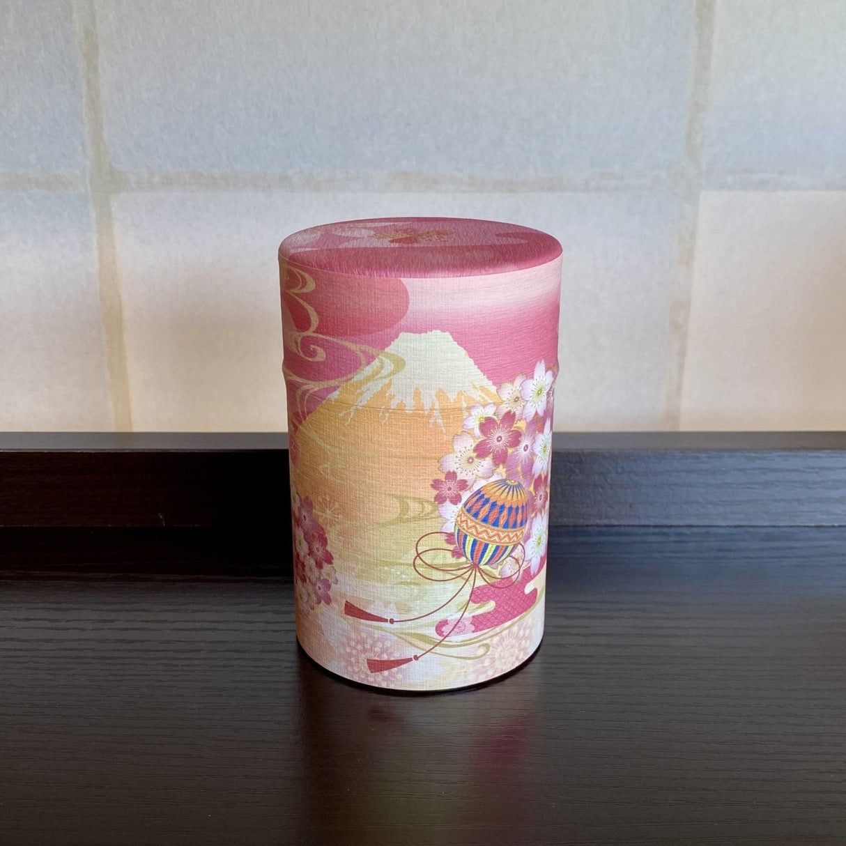 Shizucan: Mt. Fuji Series Washi Tea Canister - natsumiya.live