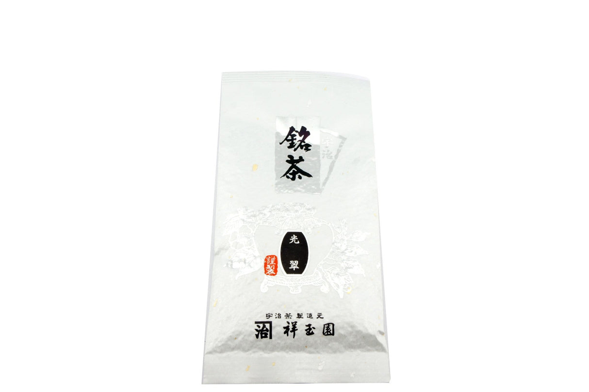 Shogyokuen: Gyokushin Mecha, Kousui 光翠 - Gyokuro Green Tea Leaf Tips - natsumiya.live