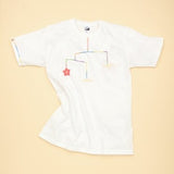 TOHOKU: Hand stitched by Tsunami Survivors Sashiko T-shirts White & Black - natsumiya.live