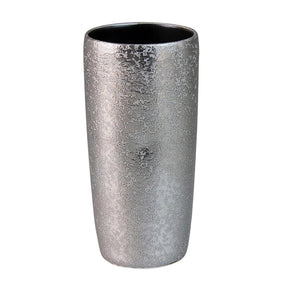 Touetsugama Aritayaki Dimple Rock Tumbler - Ibushi Silver - Black いぶし銀内ブラック　えくぼロックビアカップ - natsumiya.live