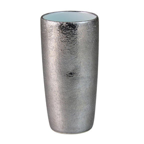 Touetsugama Aritayaki Dimple Rock Tumbler - Ibushi Silver - White いぶし銀内白　えくぼロックビアカップ - natsumiya.live