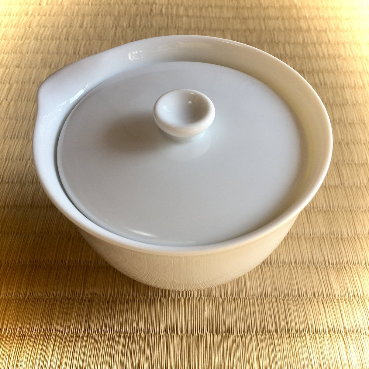 Yamani - Miyama Tableware: Chahaku Hohin Tea Pot - Porcelain White - natsumiya.live