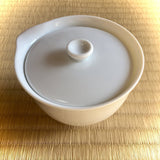 Yamani - Miyama Tableware: Chahaku Hohin Tea Pot - Porcelain White - natsumiya.live