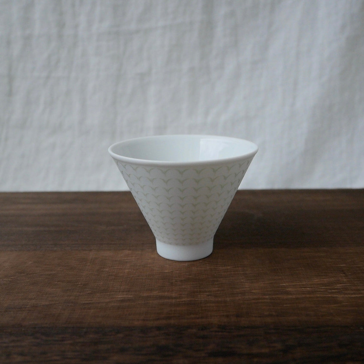Yamani - Miyama Tableware: Chahaku Morning Glory Tea Cup - Gyokuro Green - natsumiya.live
